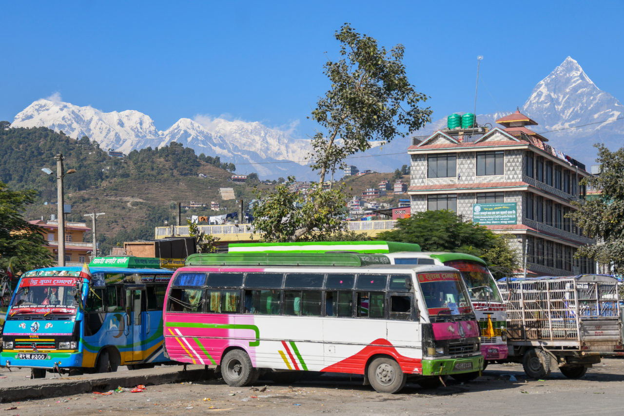 Taking The Local Bus To Sarangkot Pokhara Orphaned Nation